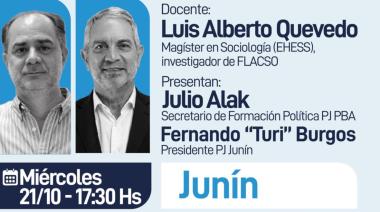 El PJ de Junín recibirá a Julio Alak y Luis Alberto Quevedo en una jornada de formación política