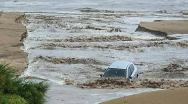 Temporal en la Costa: destrozos y cortes de luz en Mar del Plata y Pinamar