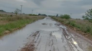 La localidad linqueña de Las Toscas quedó totalmente aislada tras las lluvias