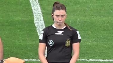 Ariadna Palacios  se convirtió en la primera mujer en arbitrar en la Primera B