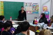 Charla sobre interculturalidad de la comunidad Mapuche-Tehuelche en el CENS 451 de Junín
