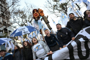 Multitudinaria marcha en favor de CFK en Plaza de Mayo