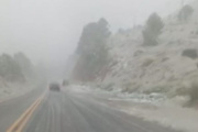 Llegó el invierno y nevó en algunos lugares de la provincia de Buenos Aires