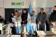 Celebraron el Día de la Bandera en las Escuelas de la Unidad 16