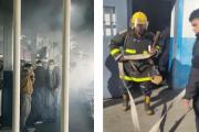 Exitoso simulacro de incendio en la UP 13