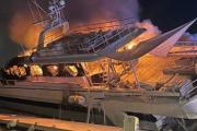 Un yate propiedad de José Luis Manzano se incendió en la Riviera Francesa