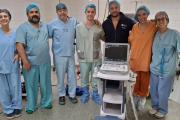 La Asociación de Anestesiología del Oeste Bonaerense (AADOB) incorporó un ecógrafo de avanzada en el HIGA Junín