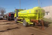 Dos dotaciones de bomberos extinguieron un incendio en una vivienda de Junín