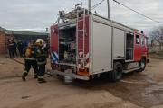 Los bomberos de Junín sofocaron un incendio en una vivienda