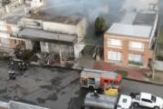Una mujer murió en un incendio de un supermercado en Ascensión