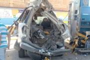 Un auto explotó al cargar gas en una estación de servicio