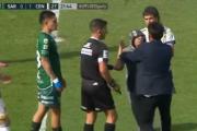 El hincha que encaró al árbitro Merlos en Sarmiento-Central contó por qué lo hizo