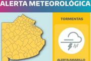 Alerta meteorológico amarillo por tormentas en Provincia de Buenos Aires