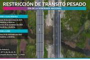 Rige la restricción de tránsito pesado en rutas bonaerenses