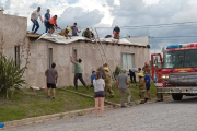 Fuerte temporal en el sur bonaerense: granizo, voladura de techos y calles anegadas