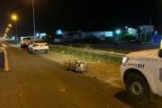 Un motociclista que cruzaba la ruta 7 fue embestido por una camioneta