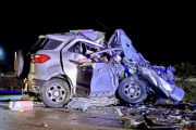 Fatal choque frontal entre dos camionetas: Tres muertos y tres heridos