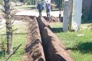 Vecinos de La Rufinita financian la obra troncal de gas