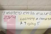 Se extienden las amenazas: Este viernes apareció una en la Escuela 7 de Junín