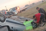 Ruta Provincial 65: Despistó con su vehículo tras esquivar a un ciclista
