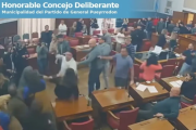 Una reunión en el Concejo Deliberante de Mar del Plata terminó a las piñas