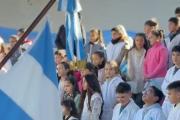Emotiva Promesa de Lealtad a la Bandera en la Plazoleta “Oscar Soulet”