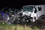Choque en  Ruta 33:  1 fallecido y 10 heridos, dos de ellos de gravedad