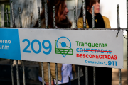 Tranqueras desconectadas en Laplacette