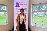 Estefanía Velazco, presente en el Foro Alberdiano Internacional