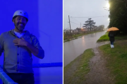 Fiorini patinó sobre hielo y los vecinos le pidieron que "patine" en los barrios