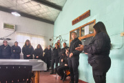 Capacitación sobre traslado y custodia de detenidas en la Alcaidía Penitenciaria Junín