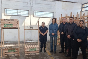 La Unidad 13 completó la entrega de 150 cestos de residuos al municipio
