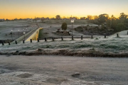 Tres ciudades bonaerenses amanecieron con las temperaturas más bajas del país