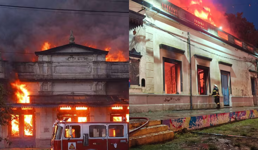 Pesar infinito en Alberdi tras el incendio de la estación de trenes